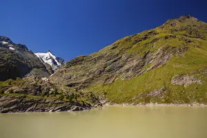 Margaritzen reservoir at the Pasterze glacier