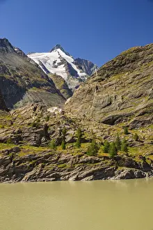 Margaritzen reservoir at the Pasterze glacier