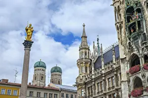 The Marian Column on Marienplatz