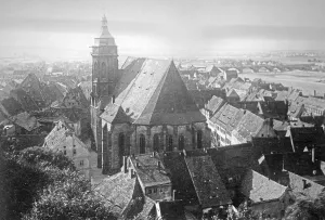 Marienkirche Pirna, historical photo, ca