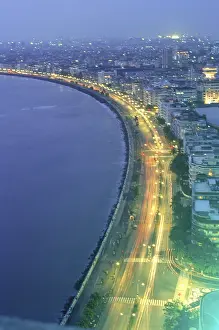 Marine drive, mumbai bombay, maharashtra, india