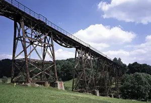 Markersbach, railway bridge