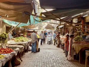 Category Historic EN Prints: Market in Amritsar, Punjab, India
