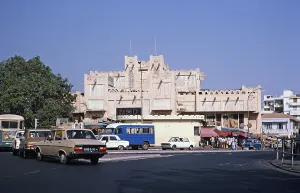 Market building, city centre, Dakar, Sengeal, Africa 1978