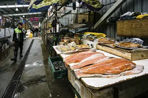 Market, Castro village, Chiloe archipelago