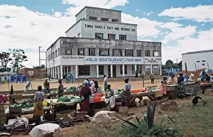 Market in the city center of Mzuzu Town