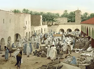 Market in the old town centre of Biskra