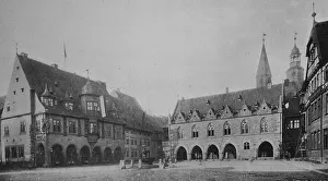 The market place of Goslar, Germany