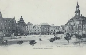Market place of Lueneburg, Lower Saxony