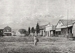 Market square in 1881, Pretoria