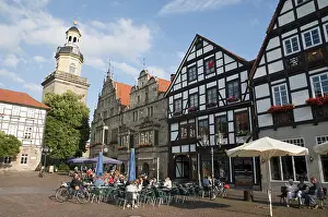 Market square, historic town centre
