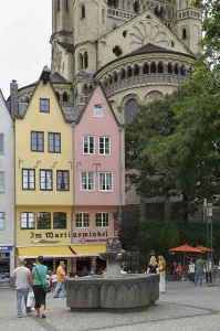 Market square in the Martinsviertel Quarter