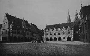 Market square and old city hall in Goslar