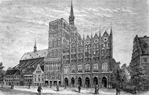 The market square of Stralsund