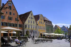Market square, WeiBenburg in Bavaria