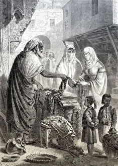 Market stand, medina quarter, Essaouira