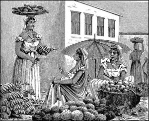 Market Women in Carthagene, Colombia