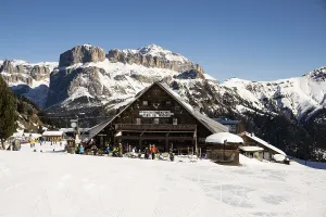Marmolada, ski area, Sella Ronda