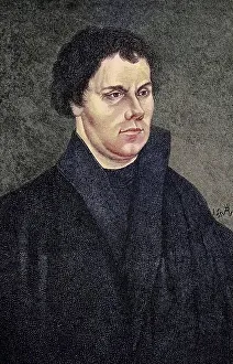 Martin Luther, 1483-1546, German professor of theology