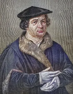 Martin Luther (born 10 November 1483 in Eisleben)