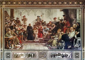 Martin Luther at the Diet of Worms in 1521