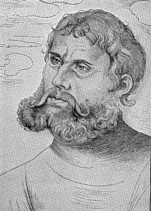 Martin Luther, dressed as Junker Georg