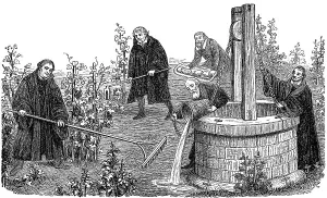 Martin Luther together with Philipp Melanchthon