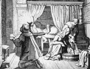 Martin Luther's birth at night at 11 o'clock November 1483