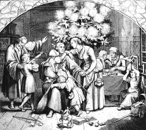 Martin Luther's winter joys with his family