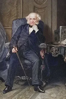 Martin Van Buren 1782 to 1862, 8th President of the United States 1837to 1841 and a founder of the Democratic Party