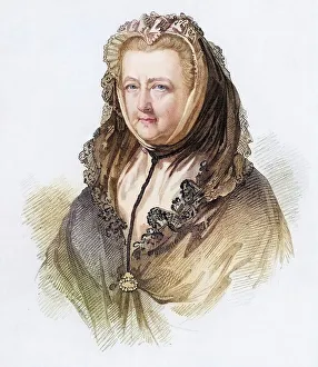 Mary Delany (born Granville 1700-1788) Englishwoman with artistic and literary taste