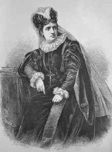 Mary Stuart, played by Franziska Ellmenreich