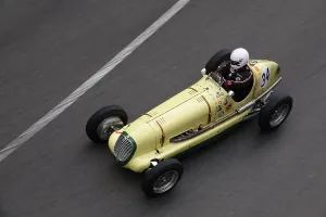 Maserati 6CM from 1938, parade of vintage pre-war racing cars