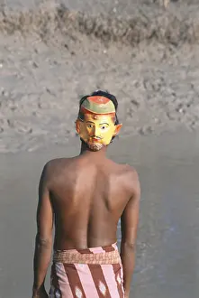 Mask, tiger repelling, Sunderban national park