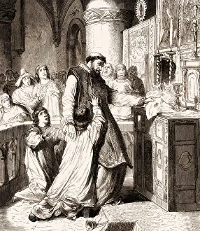 The Mass at Bolsena, an Eucharistic miracle said to have taken place in 1263