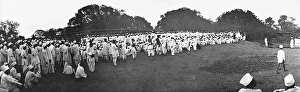 The mass raid of a salt depot in Gujarat, India, Asia, May 21, 1930, Asia