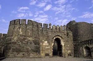 Massive Fortification and Main Entrance Of Daulatabad Fort