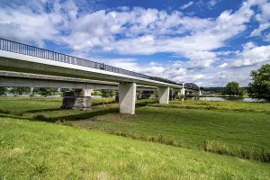 De Massover cycle path bridge, over the Meuse south of Nijmegen
