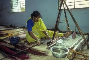 Mat Weaving at Pathamadai near Tirunelveli Thirunelveli