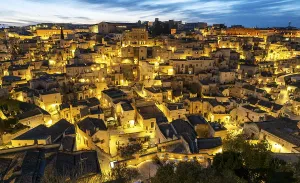 Matera by Night, Basilicata, Italy