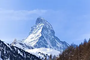 Matterhorn mountain of zermatt switzerland