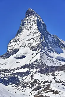 Matterhorn peak with snow, Zermatt, Switzerland