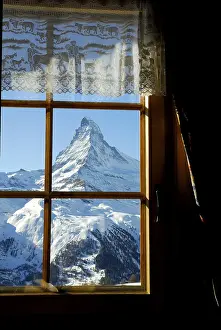 Matterhorn, View through window