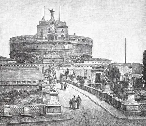 The Mausoleum of Hadrian, usually known as Castel Sant'Angelo