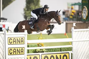 Max Kuhner of Austria, riding Elektric Blue P