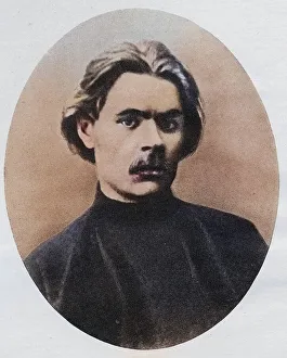 Maxim Gorky, pseudonym of Aleksei Maksimovich Peshkov 1868-1936 Soviet writer
