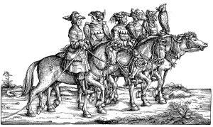 Maximilian's Triumphal Procession is a monumental work from the 16th century