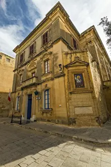 MDINA, MALTA - MARCH, 2018: Old chapel in medieval city of Mdina