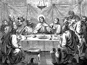 The last meal of Jesus with his disciples