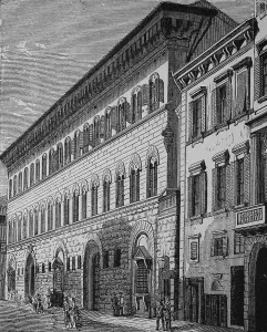 Medici palace in Florence, Italy